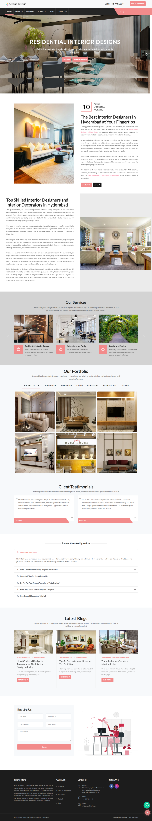 Serene Interio - Build Websites || A Professional Web Design And ...